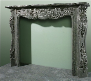 Green Marble Fireplace Mantel Fireplace Sculpture