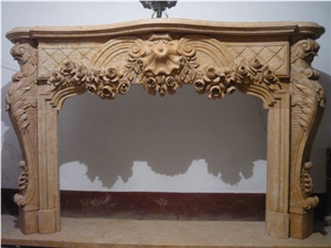 Green Marble Fireplace Mantel Fireplace Sculpture