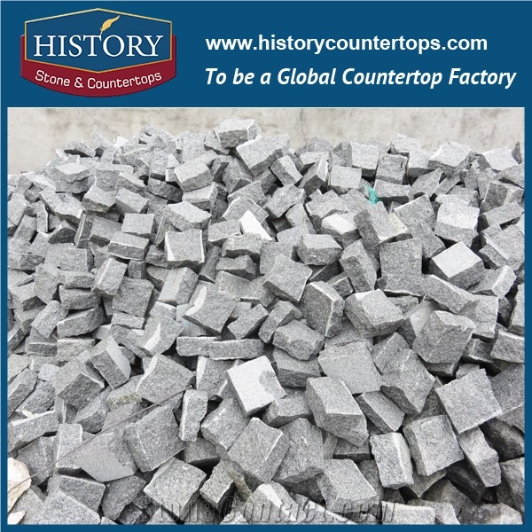 Dark Cobble Stone Grey Granite Cobblestone Paver