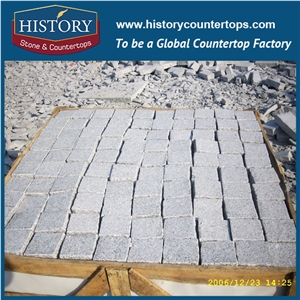 Granite Cube Tumbled Split Cobble Stone Pavers