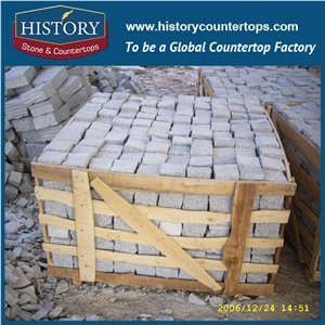 Granite Cube Tumbled Split Cobble Stone Pavers