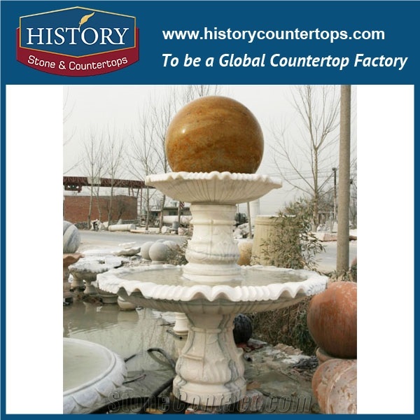 Marble Water Floating Sphere Ball Fountains