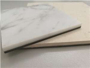 Plastic Polymer Backed Stone Panel