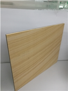 Yellow Sandstone Plymer Plastic Composite Panels