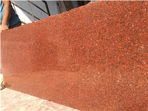 Ruby Red Granite Slabs