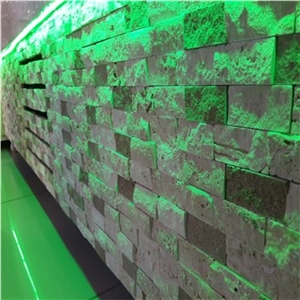 5x10cm Light-Noce Mix Travertine Split Face 5x10cm Light-Noce Mix Travertine Split Face