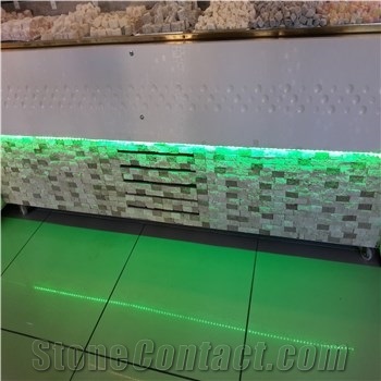 5x10cm Light-Noce Mix Travertine Split Face