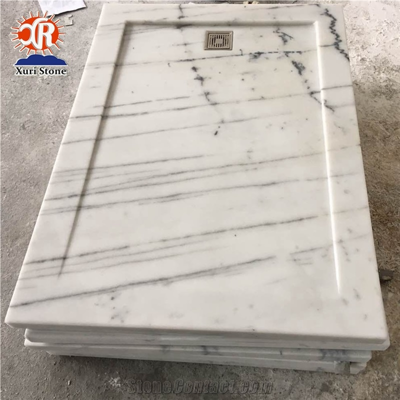 Carrara Marble Shower Tray