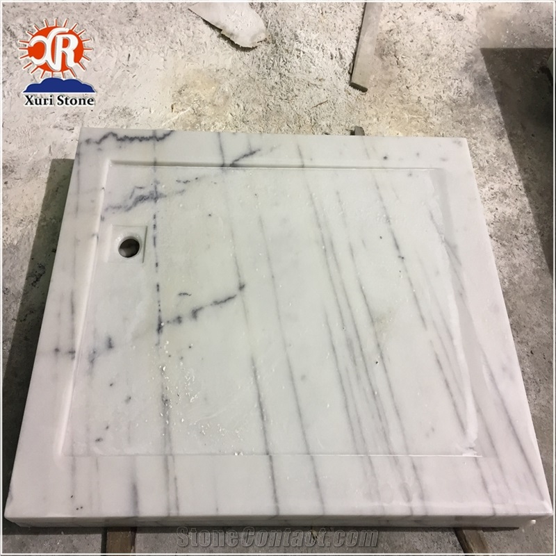 Carrara Marble Shower Tray