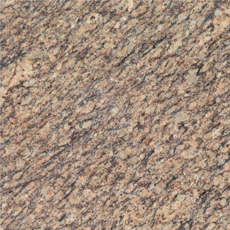 Giallo California Brown Granite Slabs and Floor