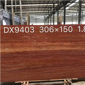 Red Travertine Slabs