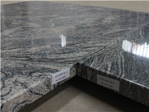 China Juparana River Grey Pink Granite Countertop