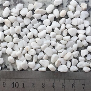 A Grade Snow White Pebbles Stone