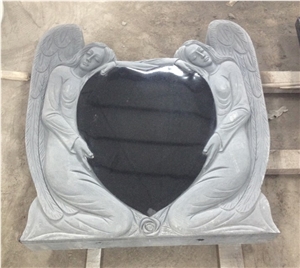 American Style Black Granite Tombstone Factory
