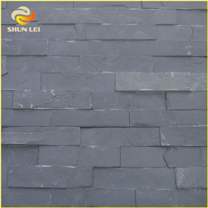 Black Slate Culture Stone Wall Cladding Panel