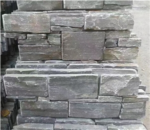 Cement Back Exterior Split Face Stone Cladding