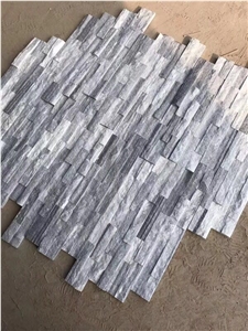 Cloudy Grey Slate Stacked Stone Veneer