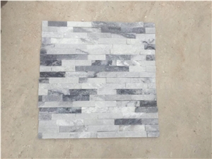 Cloudy Grey Slate Stacked Stone Veneer