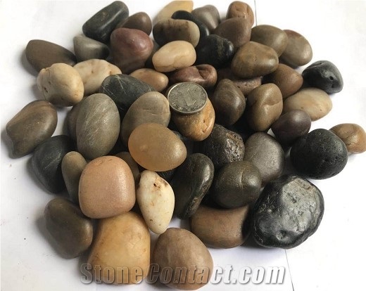 Good Quality Polished Mixed Colorful Pebbles