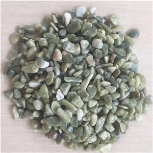 Landscape Dcorative Green Gravel Pebble Stone