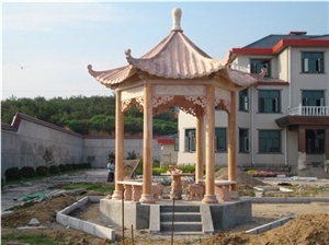 Outdoor Garden White Marble Gazebos for Sale