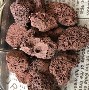 Red Lava Stone Rocks
