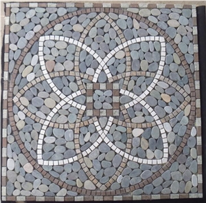 Wholsale Natural Stone Slate Cobblestone Paver Mat