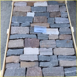 Yellow Irregular Loose Stone Decorative Wall Stone