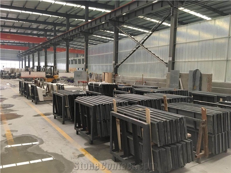 Shanxi Black Granite Polished Firepalce Hearth