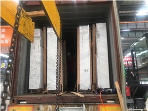 Chinese White Marble Calacatta Taupe Marble Blocks