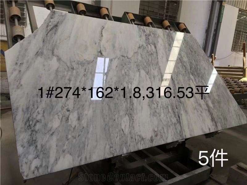 Chinese White Marble Calacatta Taupe Marble Blocks