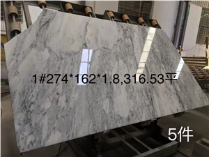 Chinese White Marble Calacatta Taupe Marble Blocks