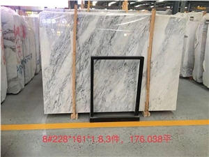 Chinese White Marble Calacatta Taupe Marble Blocks