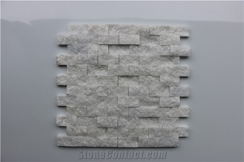 Greece Thassos Crystal Split Marble Mosaics