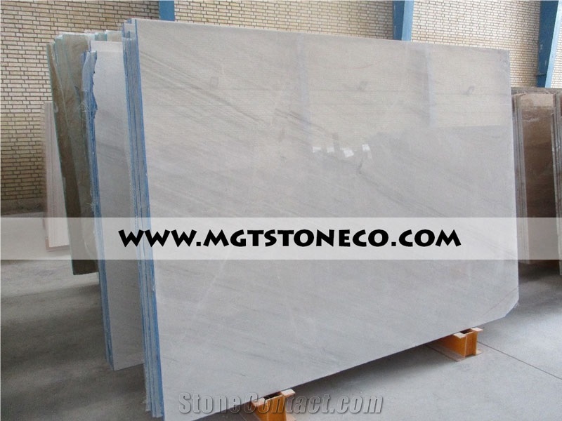 Cloudy Semi White Marble Tiles