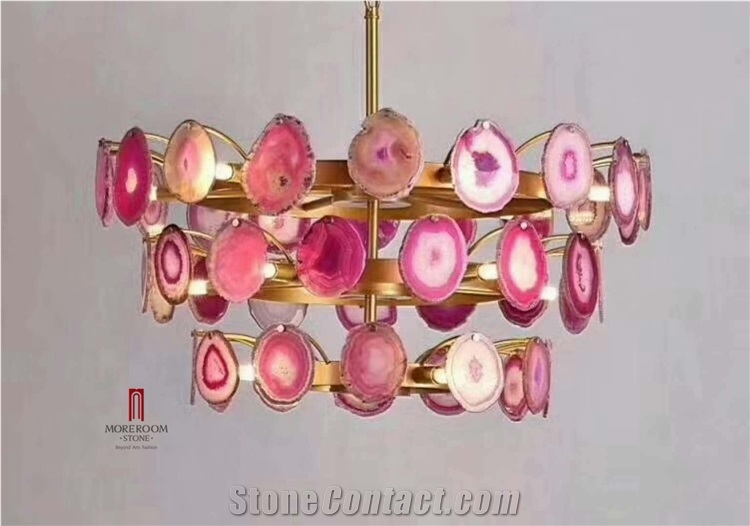 Agate Stone 11-Light Sputnik Chandelier