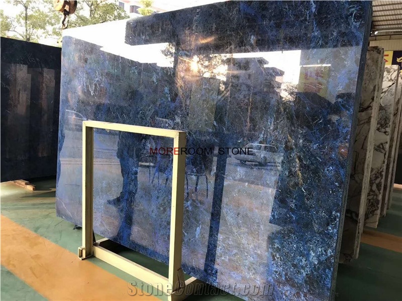 Blue Stone Azul Bahia Semiprecious Stone Slabs