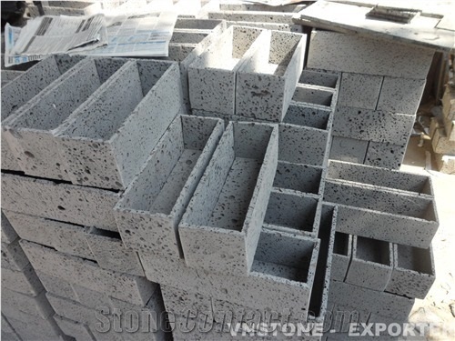 Lava Stone Light Dark Grey Slabs Tiles