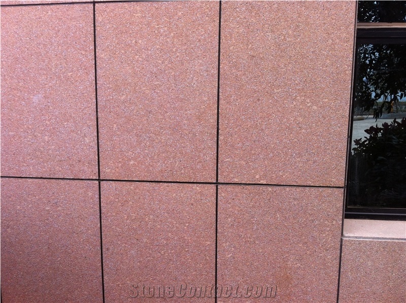 Yinshan Red Granite Walling Tiles Cladding Stone