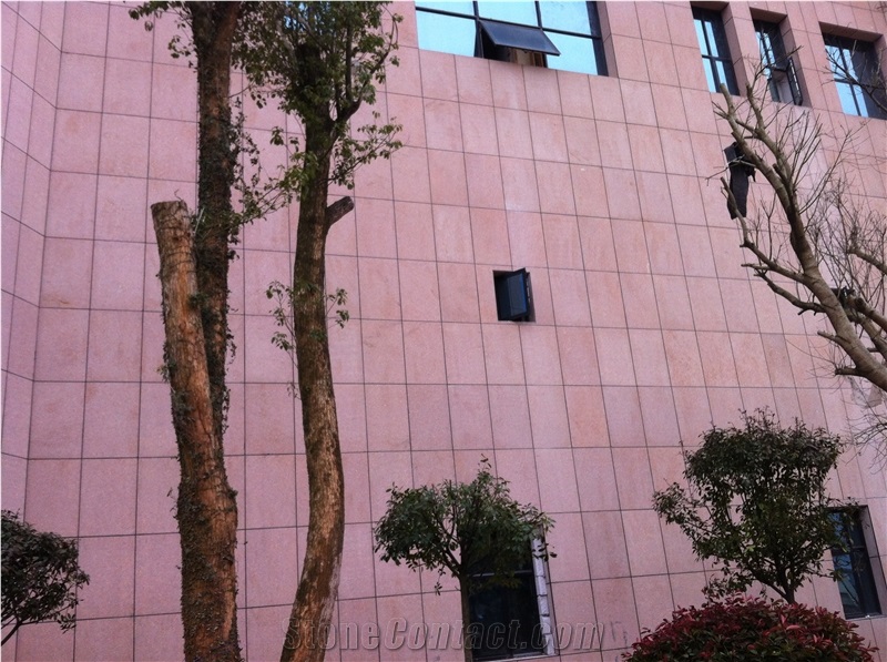 Yinshan Red Granite Walling Tiles Cladding Stone