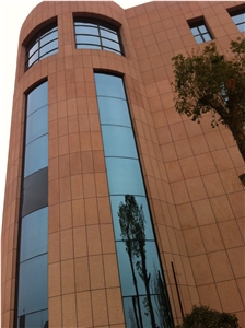 Yinshan Red Granite Walling Tiles Cladding Stone