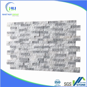 Crystal White and Mouse Grey Wall Panel Marble