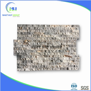 Crystal White and Mouse Grey Wall Panel Marble