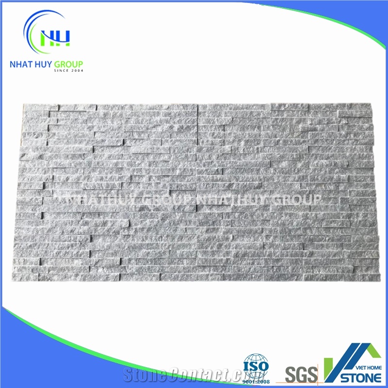 Grey Forest Wall Cladding Marble Vietnam Marble Panels