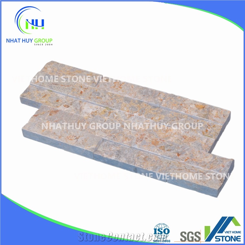 Vietnam Crystal White Split Panel Marble