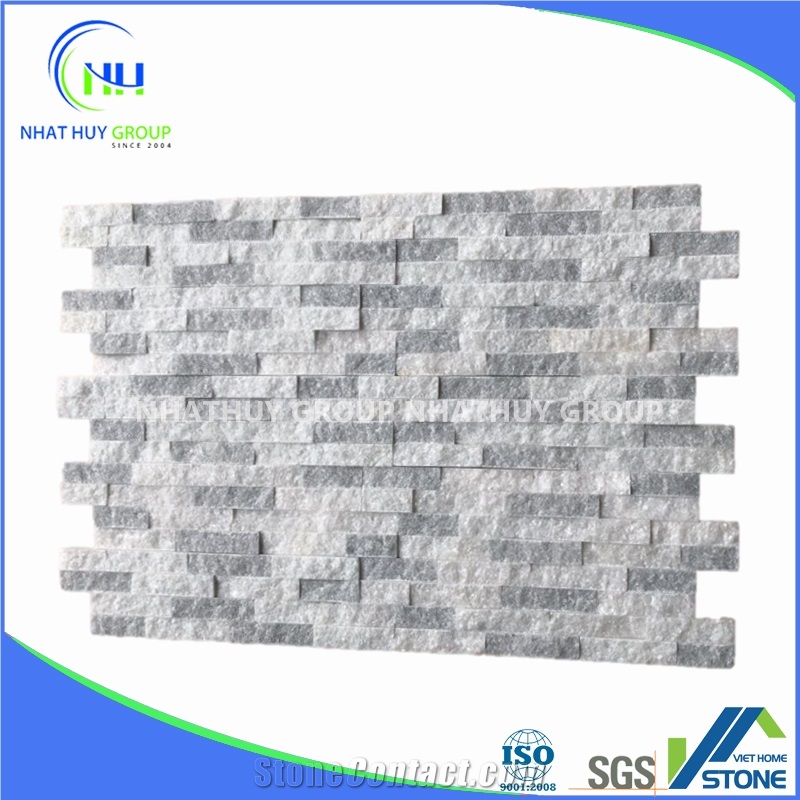 Vietnam Crystal White Split Panel Marble