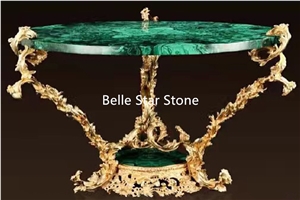 Malachite/Green Jade Semi Precious Stone Tables Malachite/Green Jade Semi Precious Stone Tables