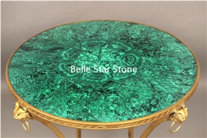 Malachite/Green Onyx Gemstone Tea Tables