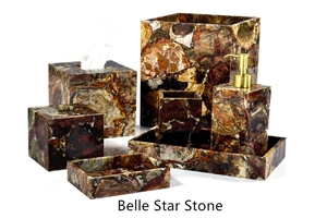 Petrified Wood/Wood Fossil Semiprecious Stone Tile