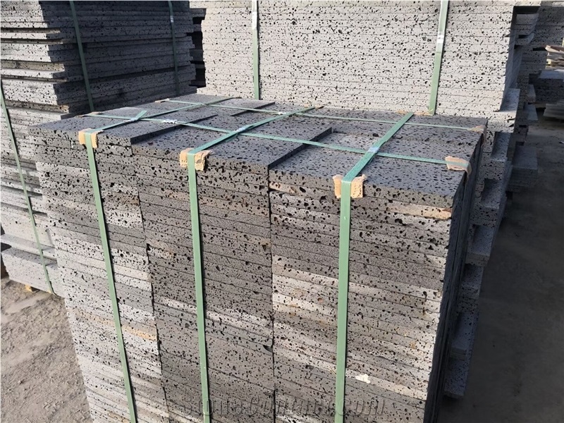 Lava Stone Cobble Paver Wall Cladding